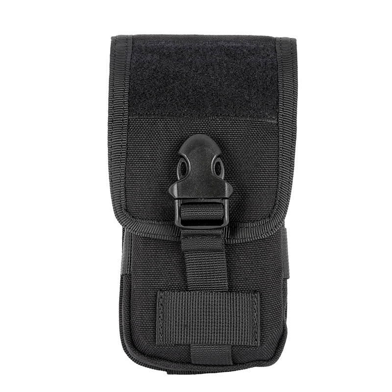 Picture of Outdoor Sports Double-Layer Mobile Phone Bag Card Holder Molle Accessory Hanging Bag Camouflage Multi-Functional Running Waist Bag