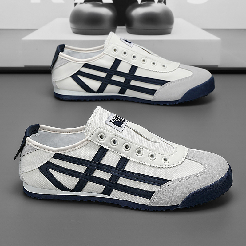 Canvas men's shoes 2023 new summer breathable slip-on Argan shoes all-matching sneakers men's Beijing cloth shoes