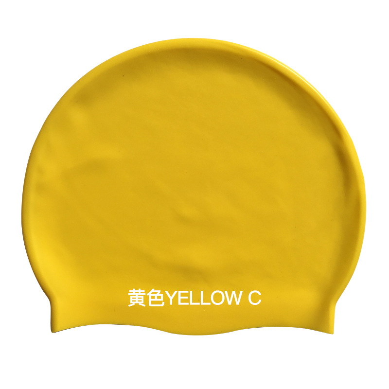 Picture of 2025 Silicone Swimming Cap Wholesale Solid Color Waterproof Diving Cap Plus No Head Swimming Cap Adult Swimming Equipment