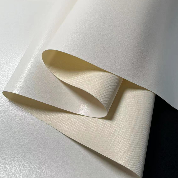 Spot Wholesale Large Needle Pattern Knitted Bottom White Pvc Leather Fabric Stationery Bag Wine Box Packaging Artificial Environmental Protection