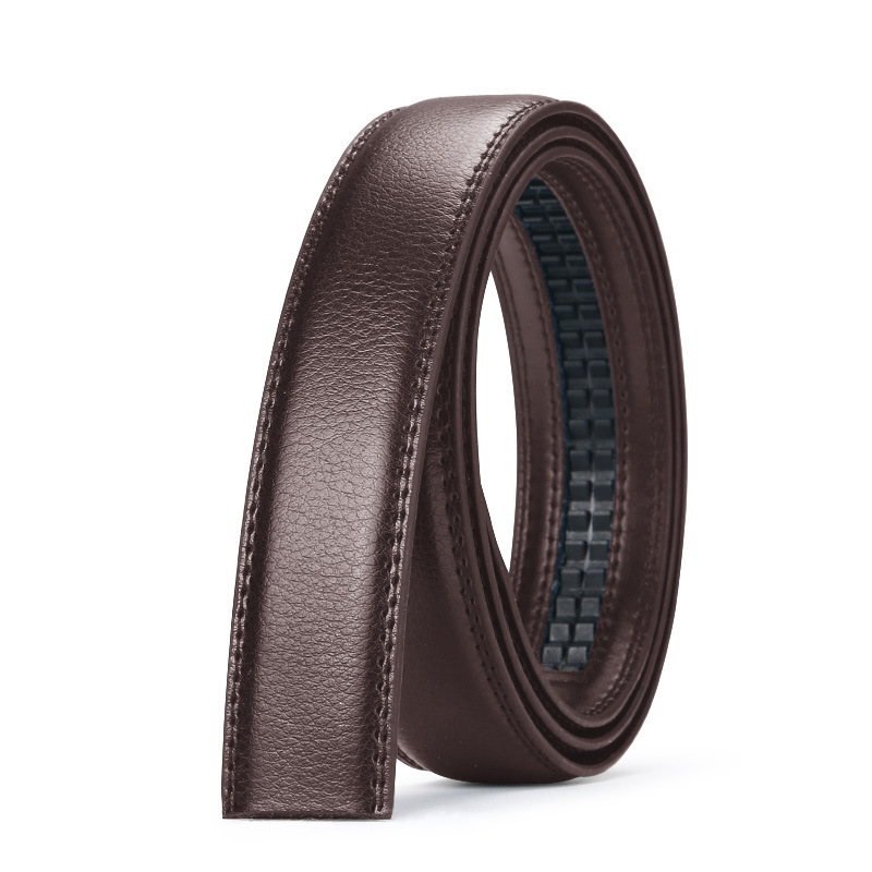 Picture of Men's belt with automatic buckle headless belt body imitation leather scratch-resistant automatic buckle belt 3.6CM wide manufacturer batch