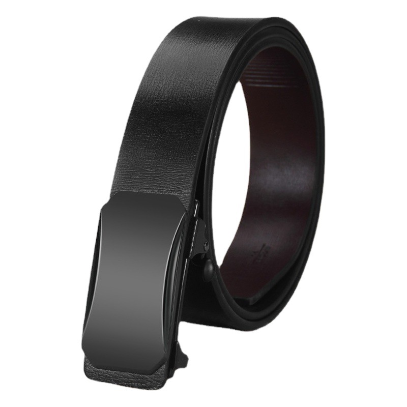 Cross-border Belt Men's Upgraded Automatic Buckle Leather Belt Trendy All-match Men's Amazon Classic Pants Belt