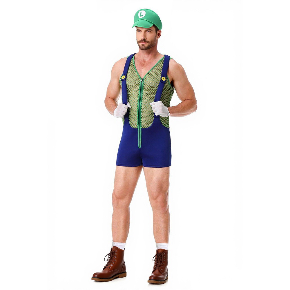 Amazon Sexy Sexy Super Mario Stage Costume Mario Sexy Perspective Suit Super Mary Clothes