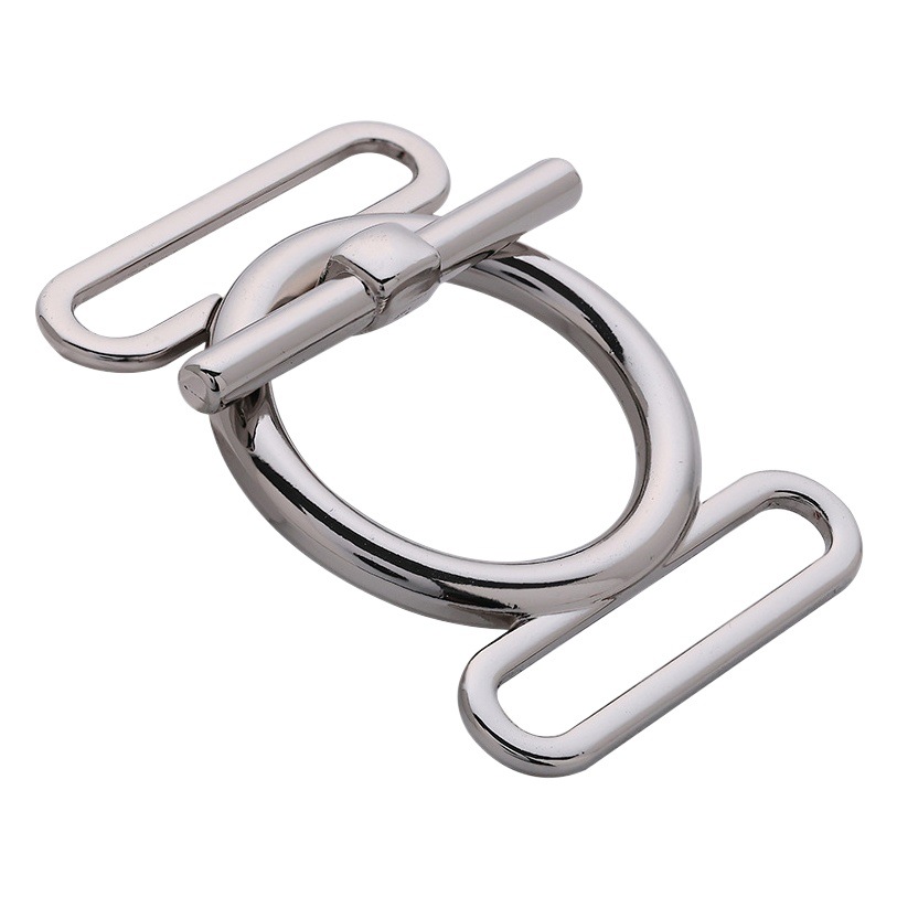 New Chinese-style Multifunctional DIY Belt Buckle Cheongsam Dress Adjusting One-character Metal Buckle Lock Buckle Waist Buckle