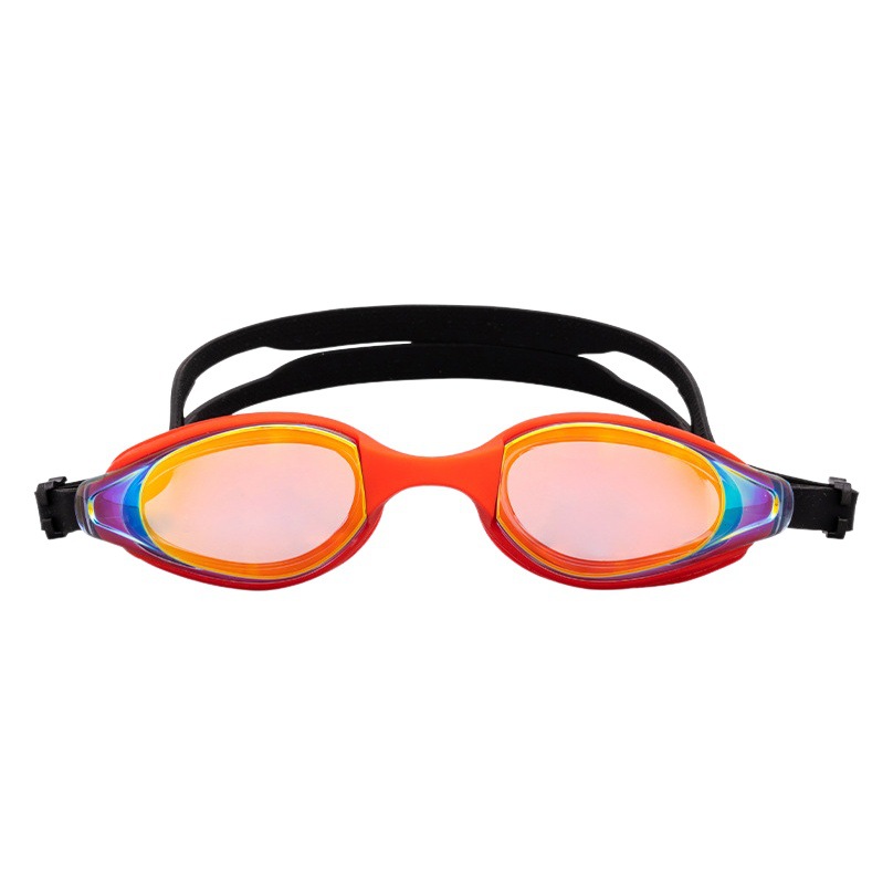 Swimming Goggles and Swimming Cap Two-Piece Set Adult Universal High-Definition Waterproof and Anti-Fog Electroplated Swimming Goggles Outdoor Swimming Essentials