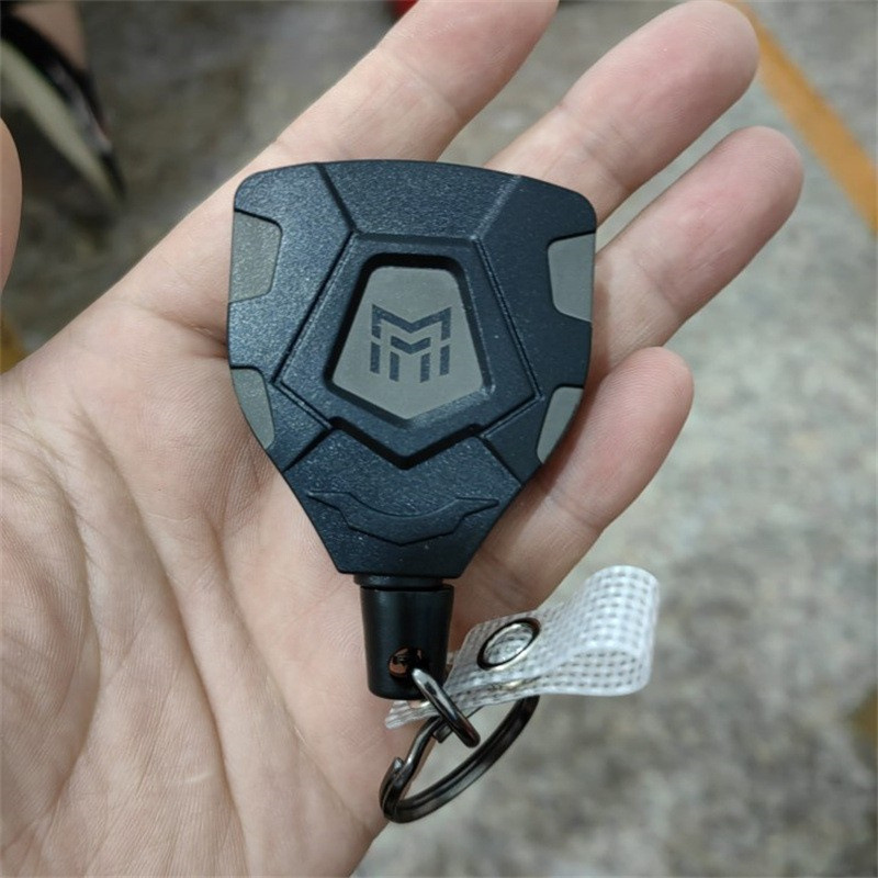 Picture of Amazon retractable easy pull buckle heavy duty coated steel wire rope outdoor fish fishing key chain anti-lost easy pull in stock