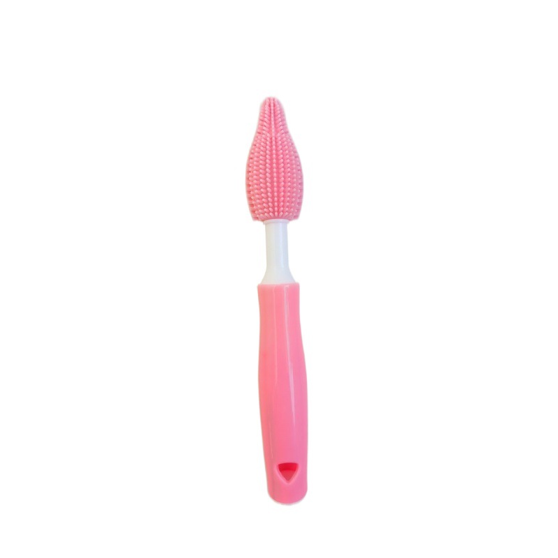 Picture of Liquid silicone bottle brush cleaning cup rotating brush nipple brush three-in-one multifunctional cleaning rinse factory direct sales