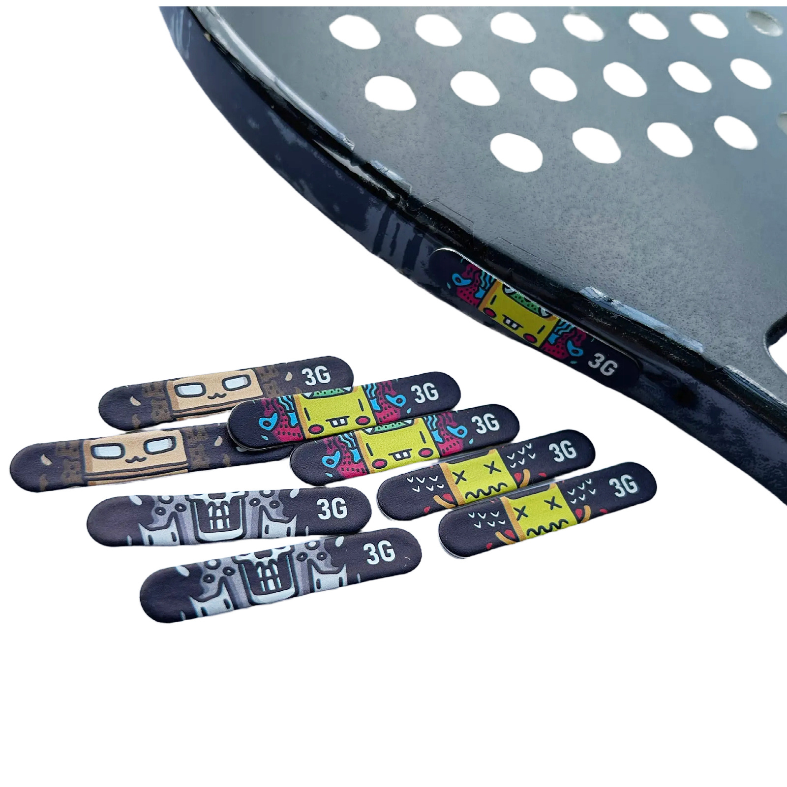 In stock: ZASIA tennis racket weighting pads, Pickleball balance pads, 3g lead bar racket head, weight pads, adjustable and flashy