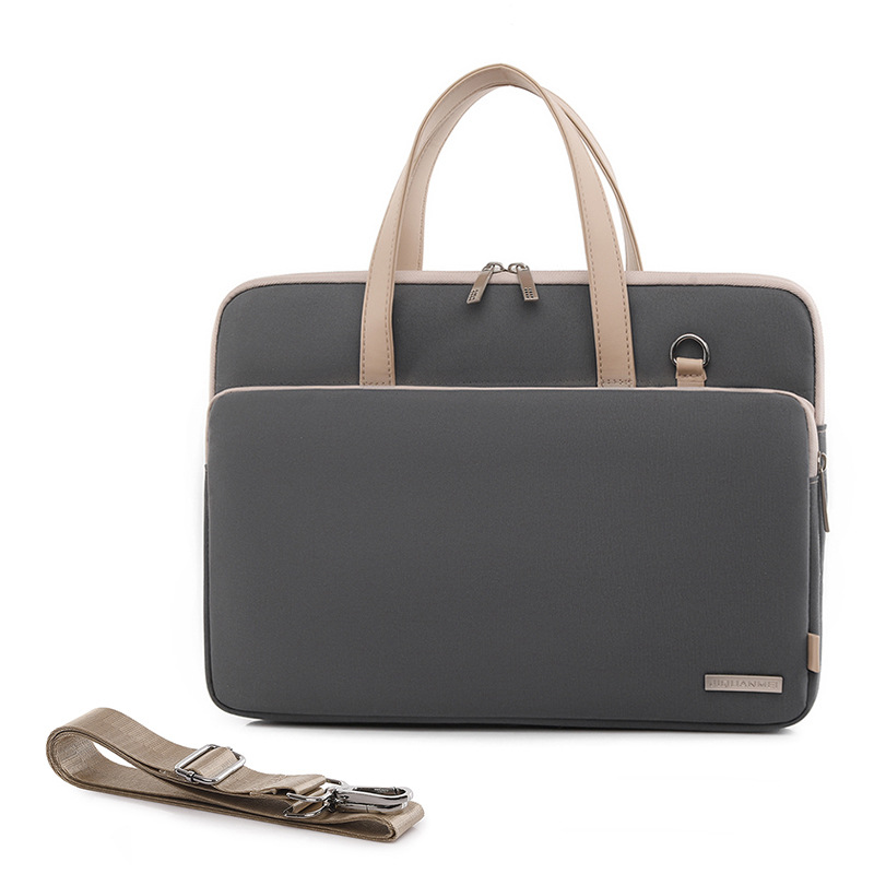 Picture of 2024 new laptop bag shoulder handbag 13/14/15 inch women's simple fresh messenger bag