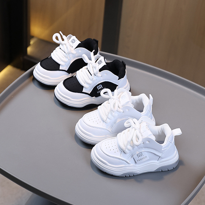 Children's shoes, new autumn children's sports shoes, casual sneakers, girls' baby bread shoes, boys' campus white shoes