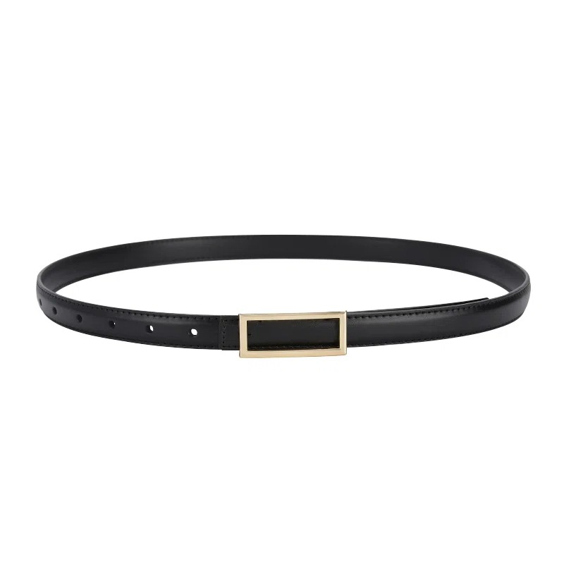 Picture of Belt Women's High-end Sense Belt Genuine Leather Summer Decorative Thin Belt Fashion All-match dress Suit Trendy Trouser Belt