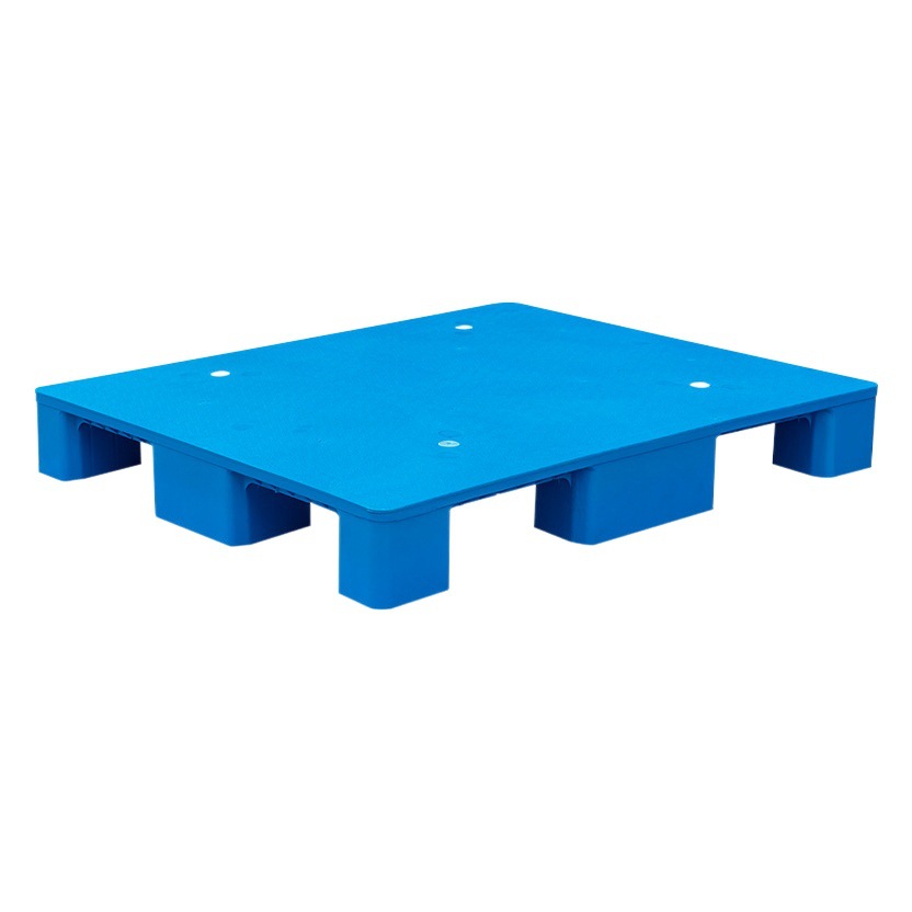 Factory wholesale thickened flat nine-legged forklift pallet logistics plastic pad Floor Mat warehouse plastic pallet