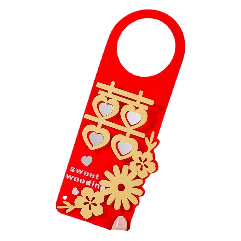 Wedding Door Handle Pendant Decoration Room Bedroom Gate Layout Creative Festive Hanging Wedding Supplies