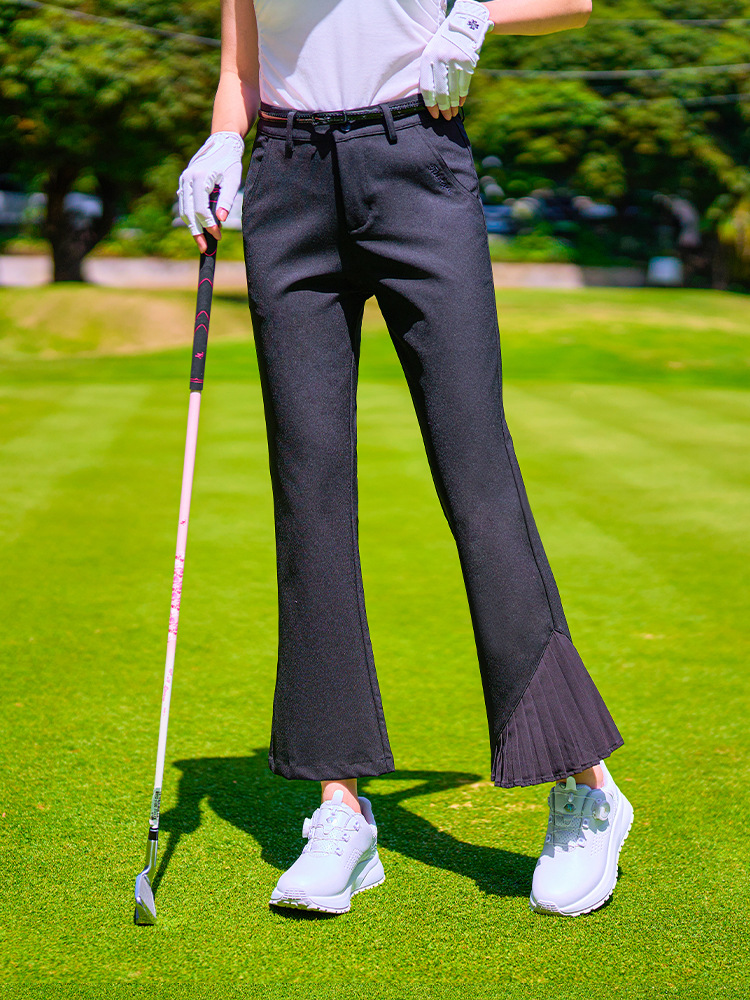 Picture of Golf Pants Women's Micro-pants Slim-fit Slimming Pants Stretch Elastic Waist Quick-drying Breathable Casual Long Pants