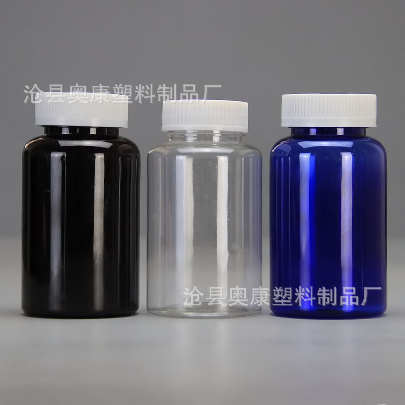 Spot thickened 250ml plastic bottle PET transparent plastic bottle liquid bottle health care product plastic bottle
