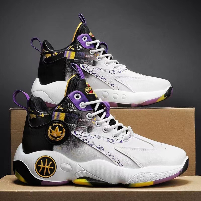 Picture of Men's Shoes High-Top Blue Sneakers New Autumn and Winter Sports Shoes Wholesale Men's Running Shoes Youth Fashion Trend Men's Shoes