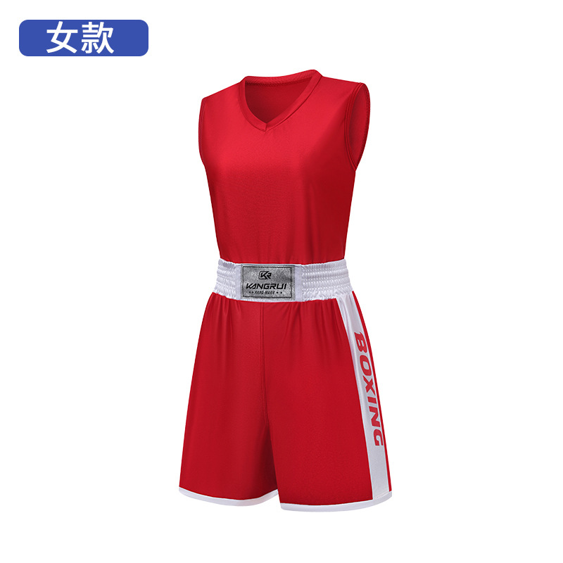 Picture of Kang Rui Boxing Suit Sanda Suit Boxing Suit suit Sanda Boxing Muay Thai Practice Suit Factory Wholesale