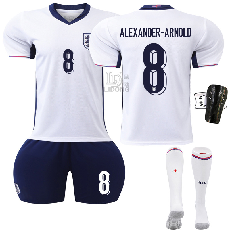 Picture of Euro 2024 New Football Jersey suit England Home Jersey Number 9 Kane 11 Foden 10 Bellingham