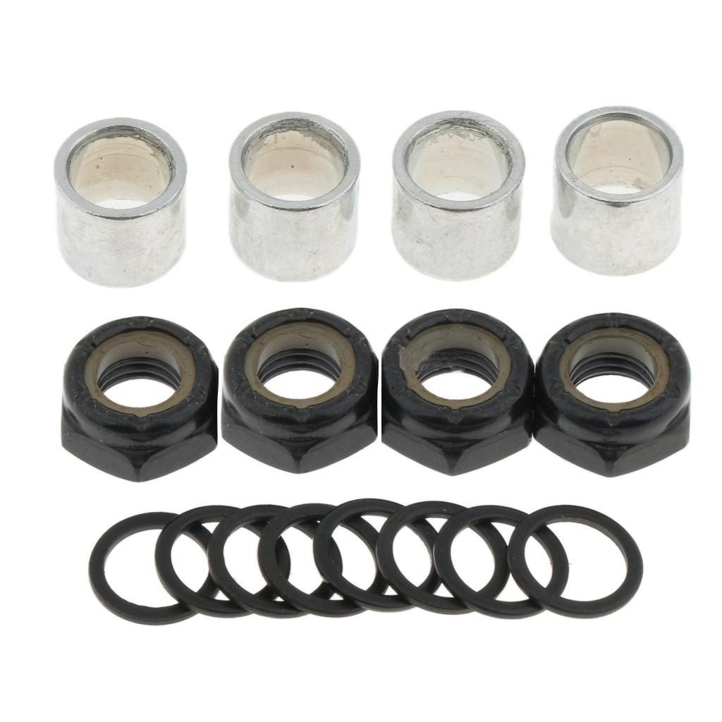 [Bag] skateboard bracket lock wheel nut long board slip wire sleeve Bridge Side mother-suit foreign trade