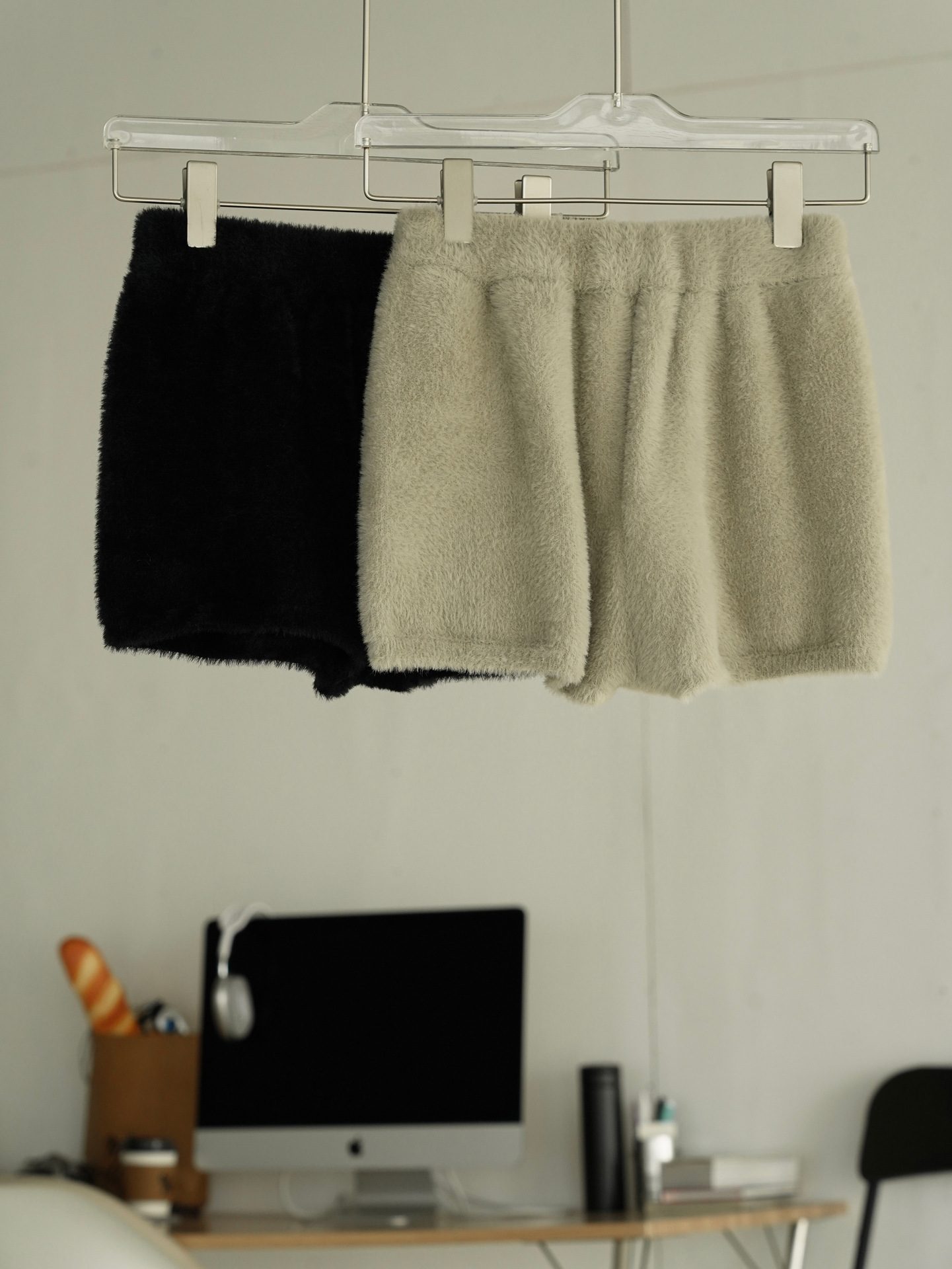 Picture of Lufu early spring new Japanese style home faux mink fur sexy spicy pants soft delicate skin-friendly comfortable casual shorts for women
