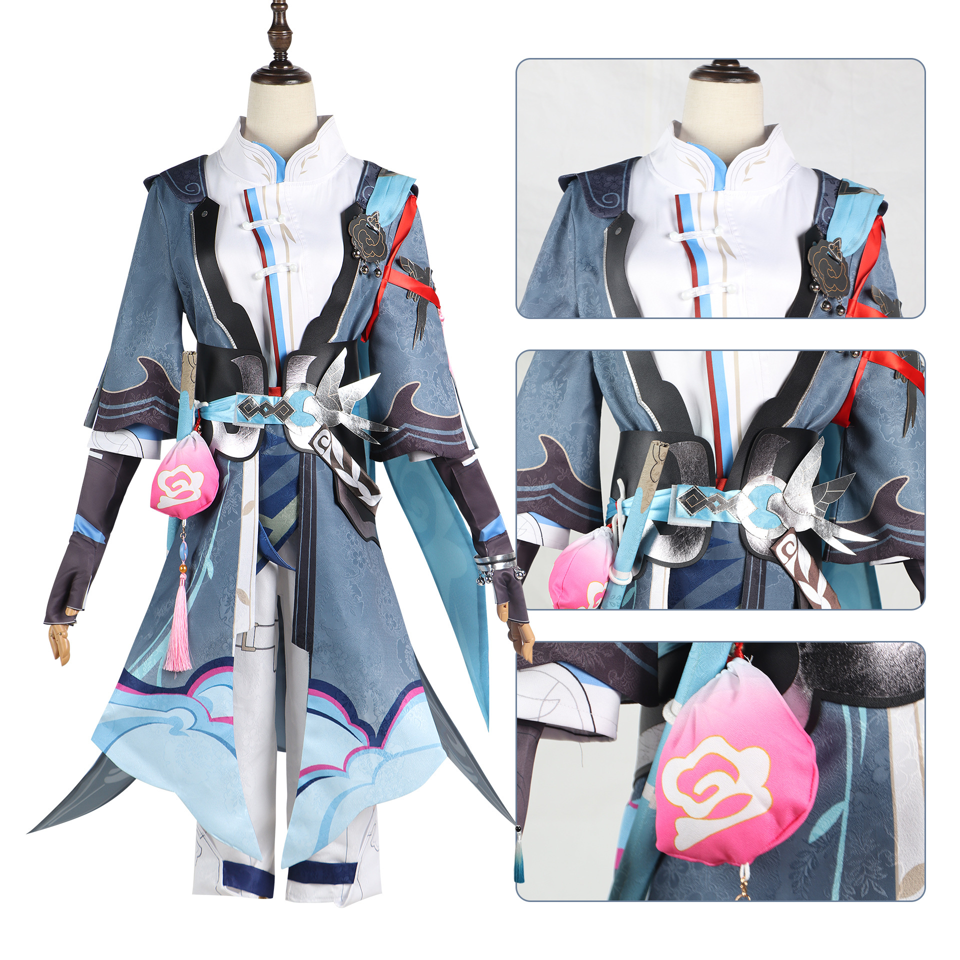 Picture of Beishui Trade Collapse Star Dome Railway Game cos Yanqing cosplay Men's Miha Game Animation COS