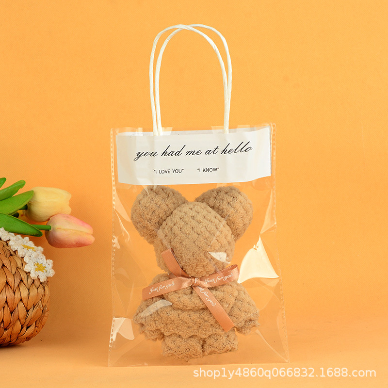Picture of Pineapple towel bear shape shop supplies wedding gift Festival activities birthday opening small gifts wholesale