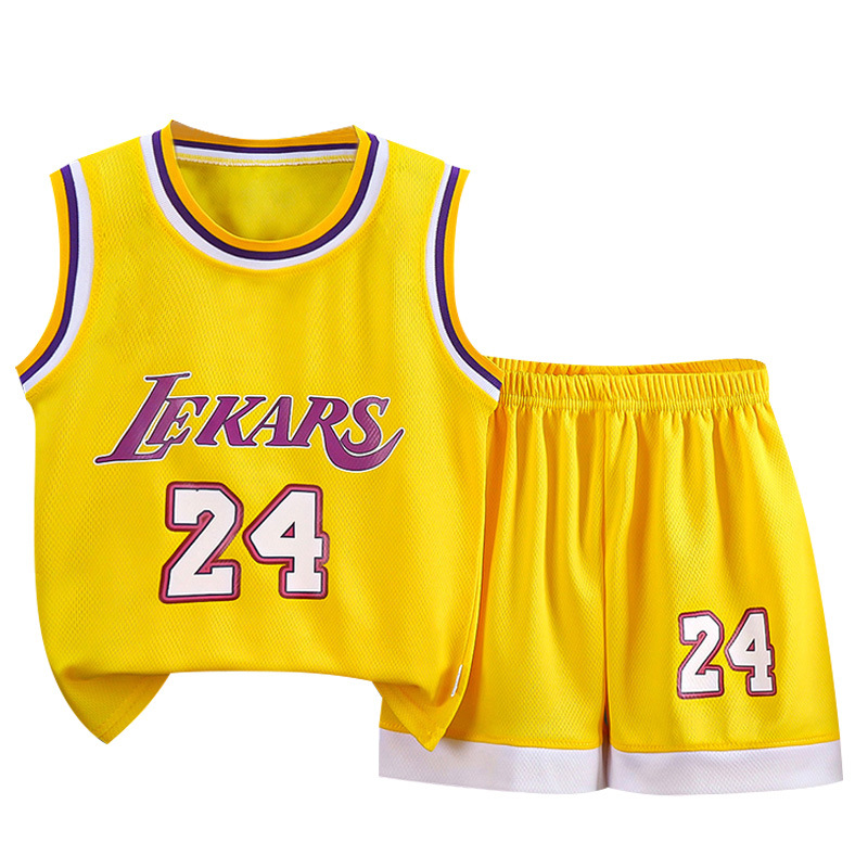Picture of Children's short-sleeved ball suit boys sportswear girls quick-drying breathable shorts big children's children's clothing wholesale