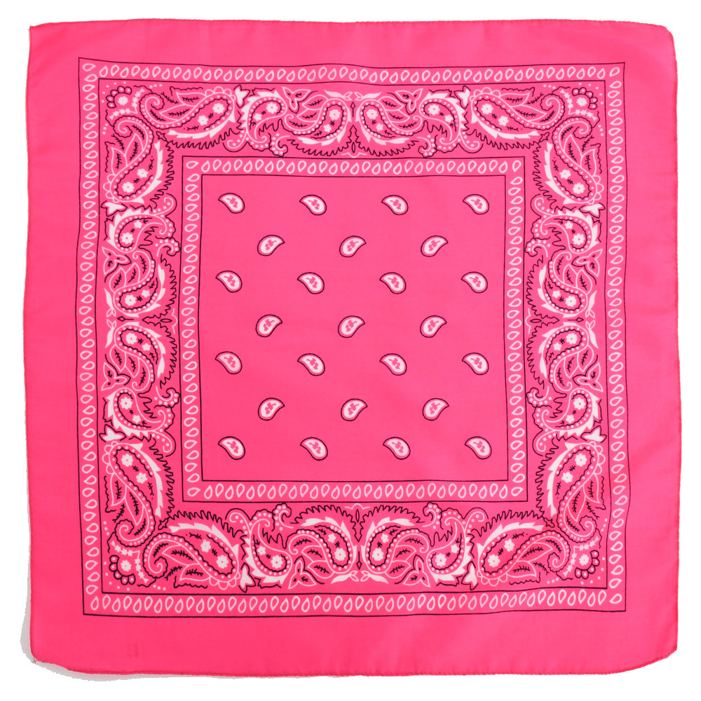 Picture of Factory direct supply in stock polyester square paisley scarf wholesale hip hop hip hop riding cashew flower scarf