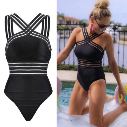 European and American Export Classic One-Piece Swimsuit Cross-Border One-Piece Swimsuit for Women Bikini