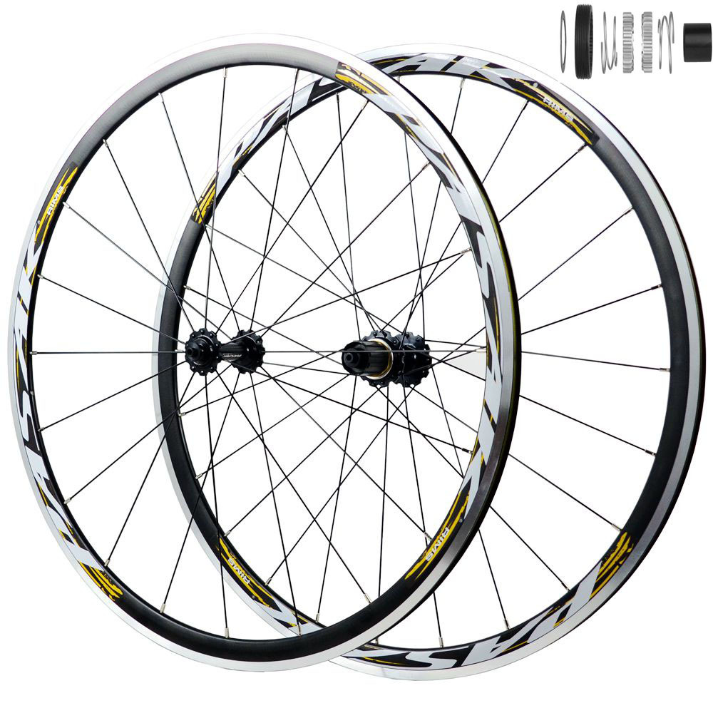 Picture of Aluminum alloy Sipeilin bearing road wheel set 700C DT planetary ratchet 54T bicycle wheel 11 speed C brake V brake