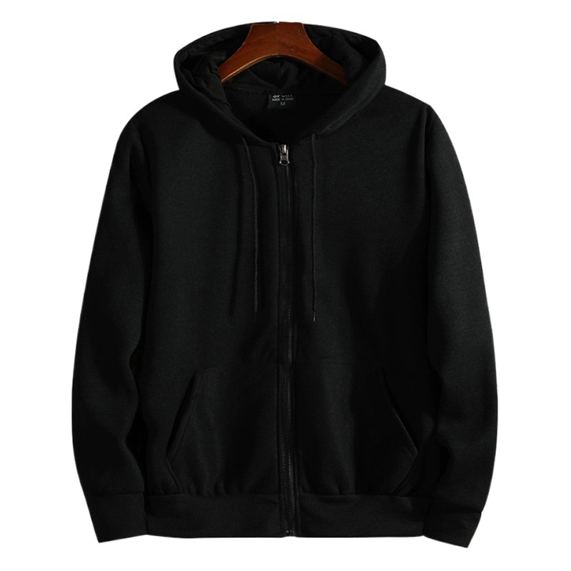 Cotton 2024 Spring Sweatshirt Zipper Jacket for Men and Women Couple Thin Cotton Outer Hooded Sweatshirt Jacket Printable