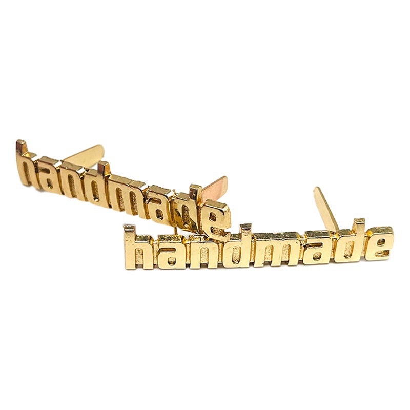 Luggage hardware sign metal nameplate alloy logo trademark men's bag women's bag metal nameplate in stock wholesale