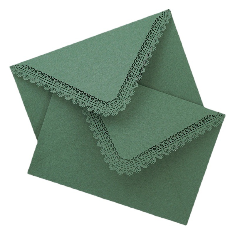 Triangle Envelope Wholesale Carved Lace Invitation Wedding Invitation High Sense
