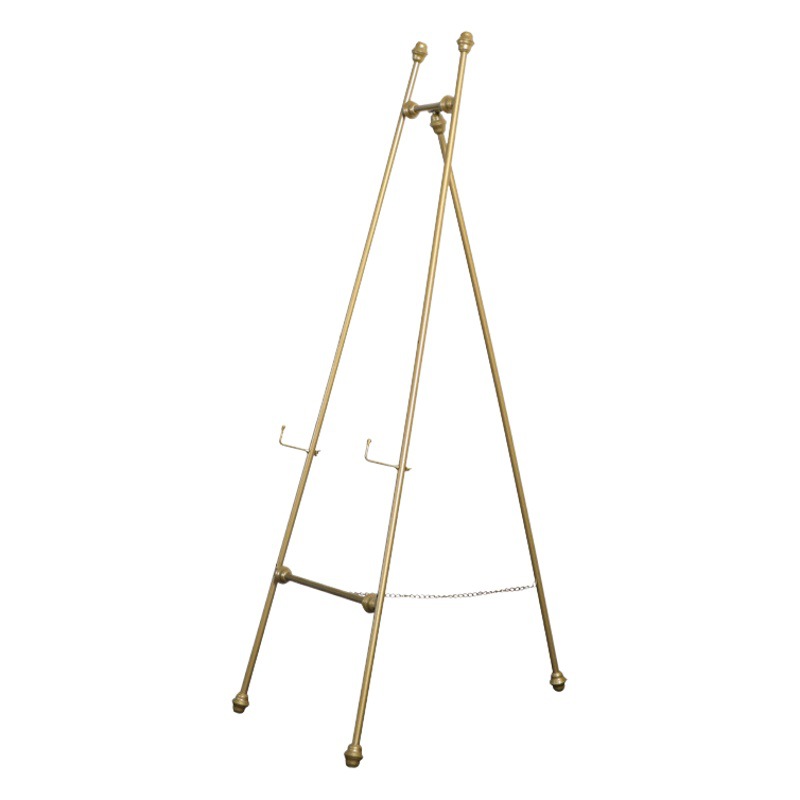 Internet Celebrity Light Luxury Wedding Welcome Photo Display Stand Nordic Sales Department Advertising Iron Easel Metal Frame Floor