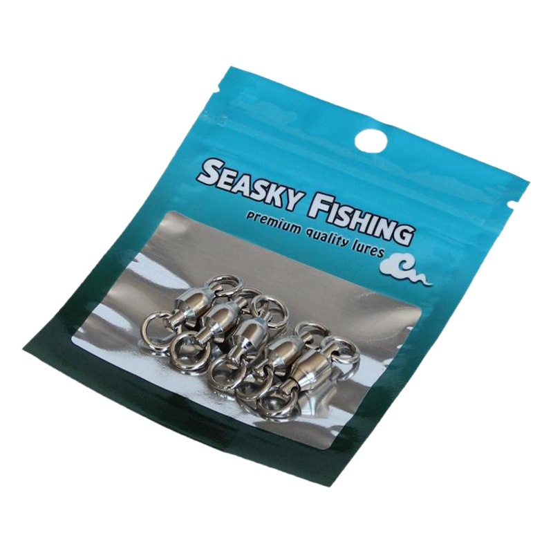 Picture of High-speed bearing swivel 5 8-ring connector double-head welding single-ring fishing gear fishing supplies small accessories