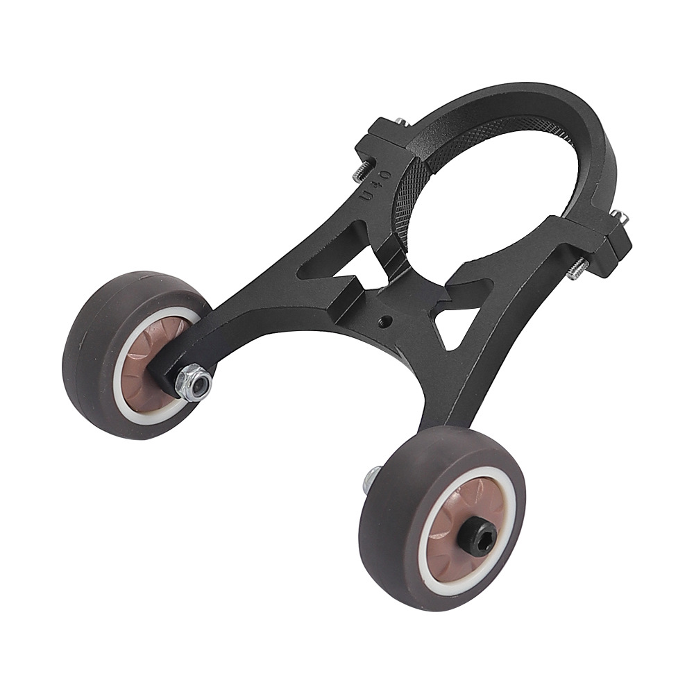 Suitable for Xiaomi 4PRO scooter auxiliary small wheel bracket folding inverted bracket Nainbo F series universal
