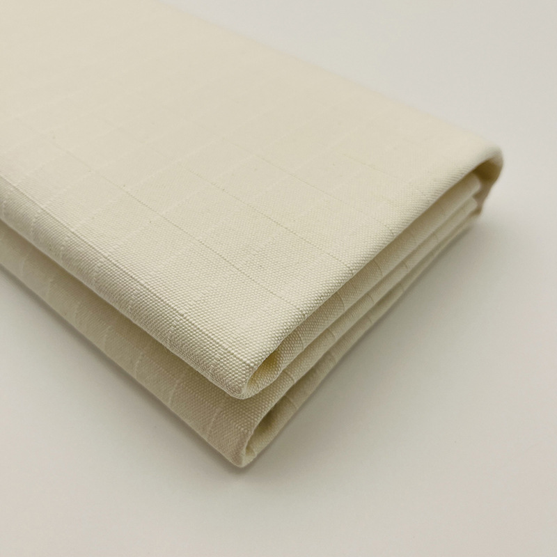 Picture of Wholesale In-Stock Three-Piece Plaid Fabric, Encrypted Tear-Resistant and Wear-Resistant Natural Color Canvas Tent Fabric, Polyester-Cotton Plaid Fabric