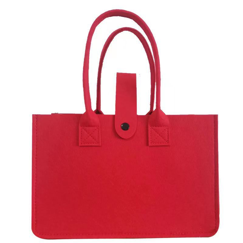 Wholesale Felt Handbag Storage Bag Travel Storage Bag Reusable Shopping Bag Grocery Bag