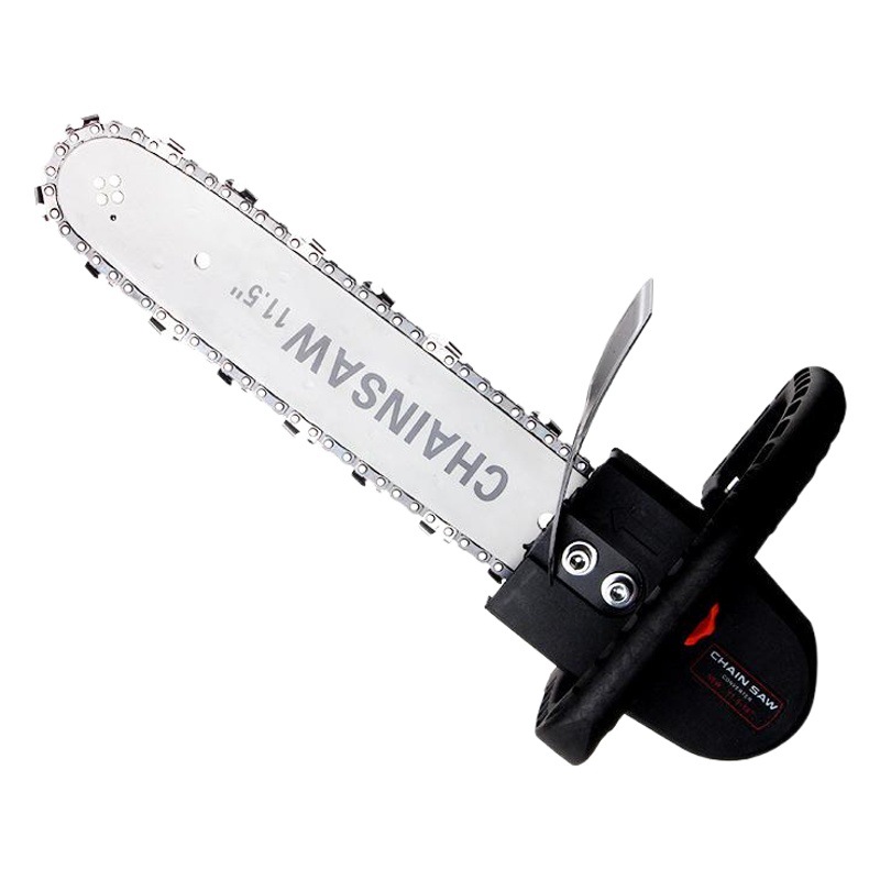 Household Angle Grinder Modified Electric Chain Saw Changed Grinder Changed to Electric Saw Mini Woodworking Handheld Chain Saw Conversion Bracket