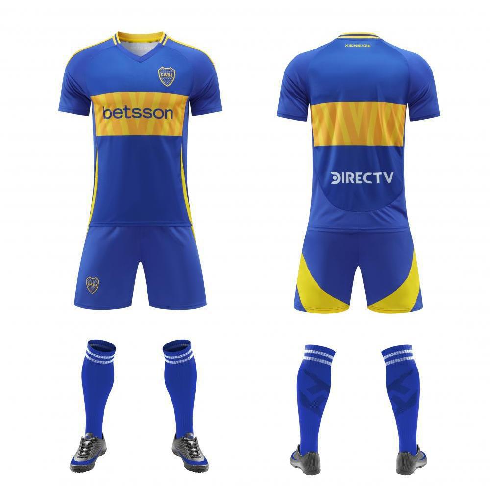 Mexican League Underdog Boca Jersey Home and Away Second Away Children's Adult Team Football Uniform Jersey Set