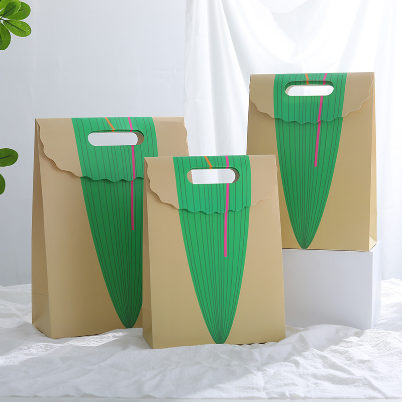 Dragon Boat Festival tote bag green rice leaf packaging bag universal gift gift bag gift bag wholesale spot