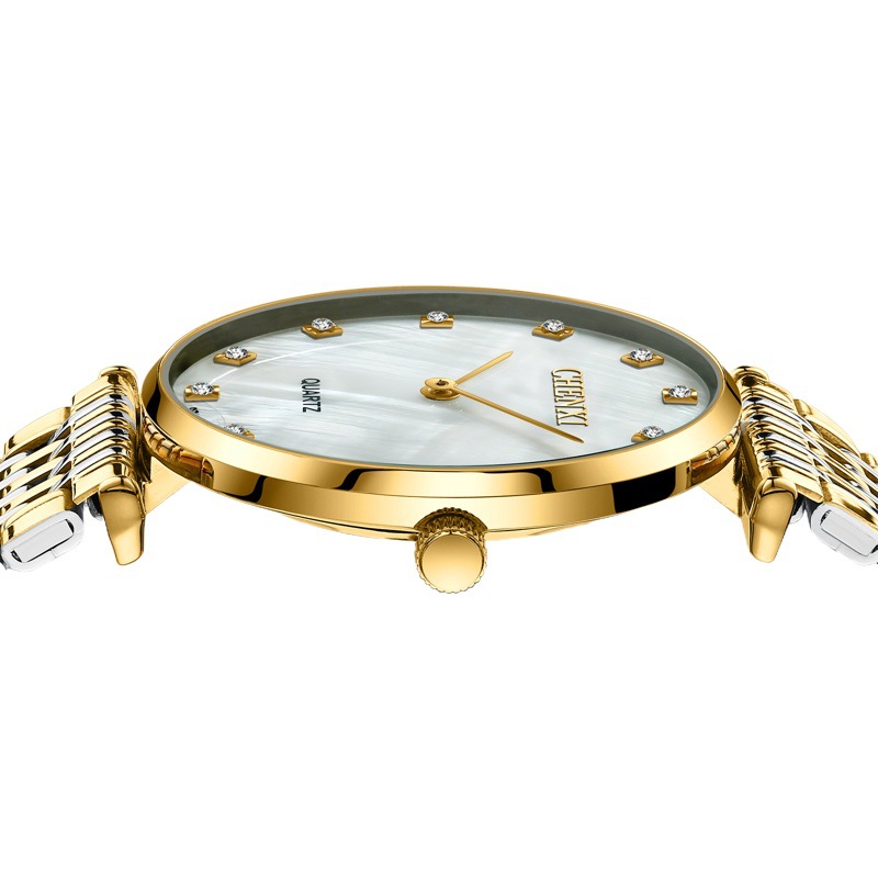 Couple's watch Dawn Steel Belt Watch Women and Men's Spot Wholesale Cross-border Foreign Trade Live Couple Quartz Light Watch