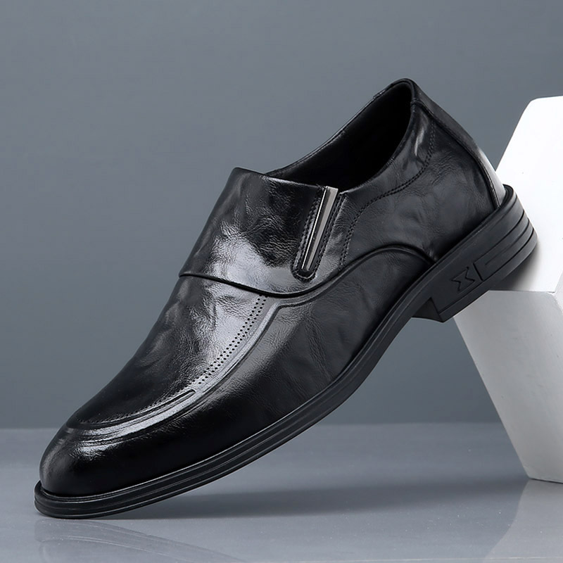 2025 New Autum Men's Cowhide Trendyy Leather Shoes Men's Business Formal Casual Leather Shoes Classic Shoes Men's Fashion