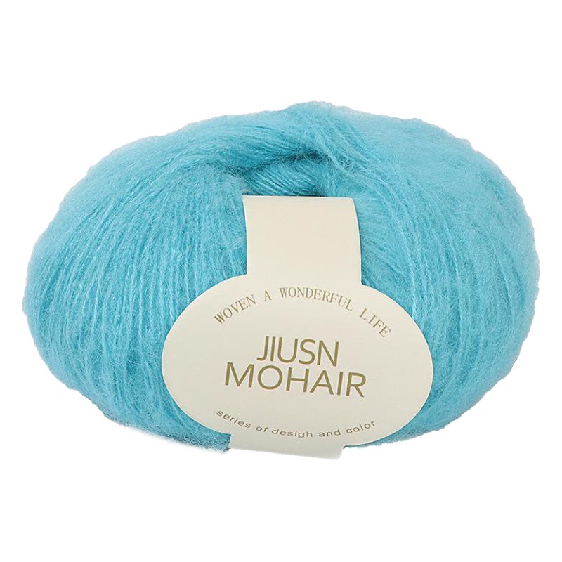Nine-color bird mohair handmade diy crochet baby thread fine wool ball scarf hat sweater thread factory wholesale
