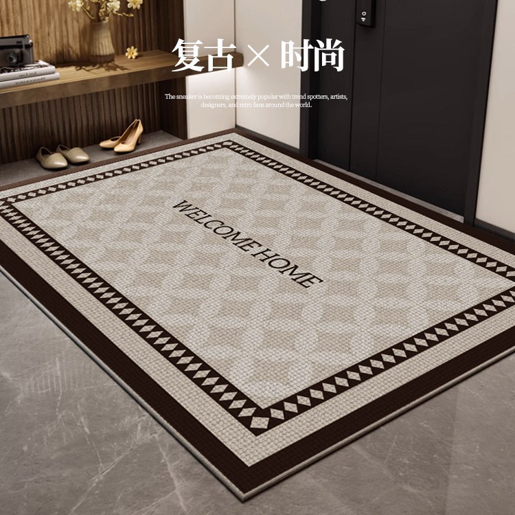 Entrance door mat entrance door mat entrance door mat carpet 2024 new home door mat High sense