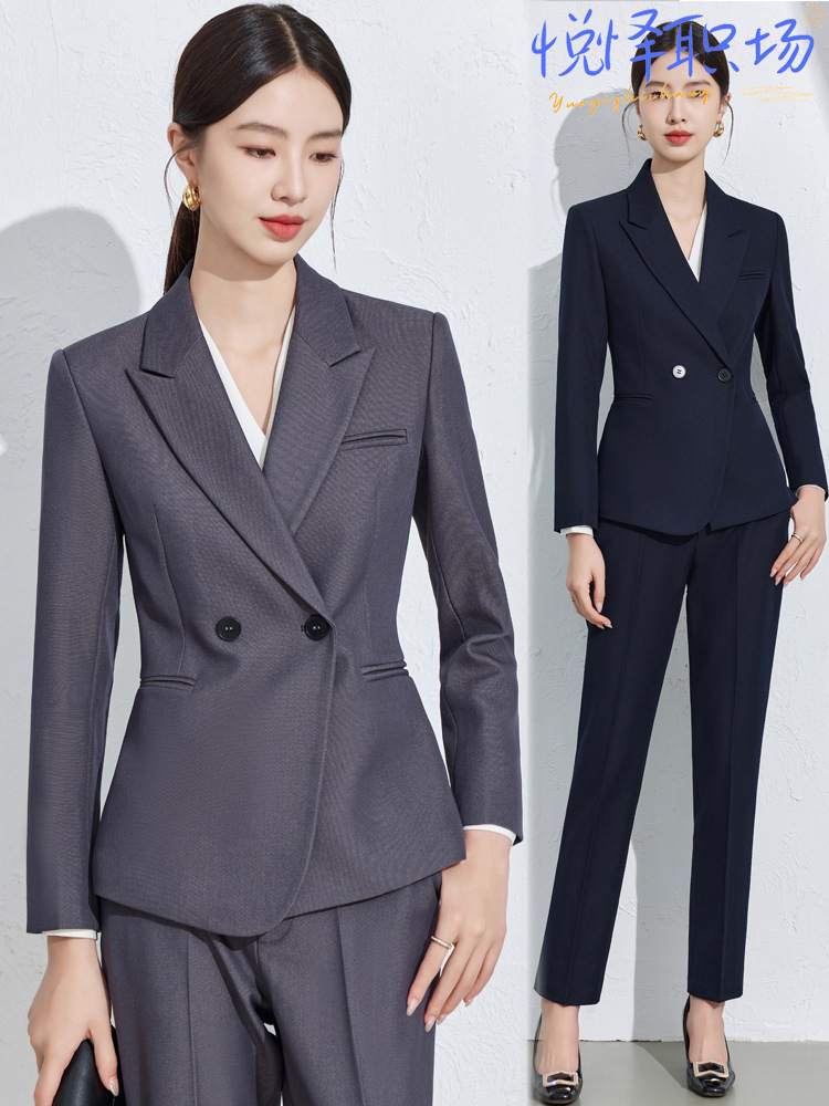 Suit suit Women's Professional Dress Autumn 2024 New Temperament Advanced Sense Suit Civil Servant Interview Work Clothes