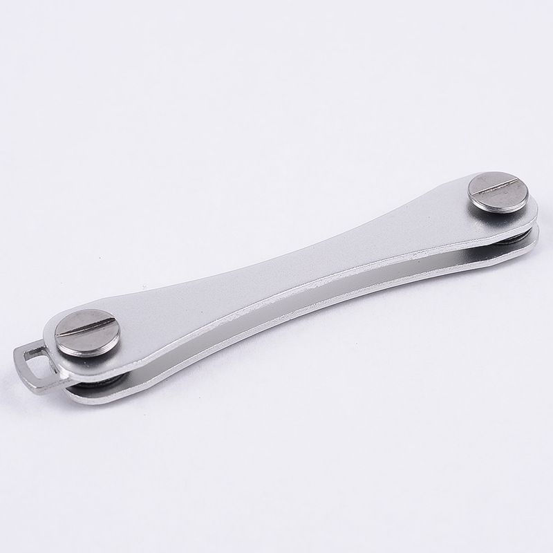 Picture of Aluminum Alloy key holder outdoor pendant metal key organizer multi-function key chain creative household key bag