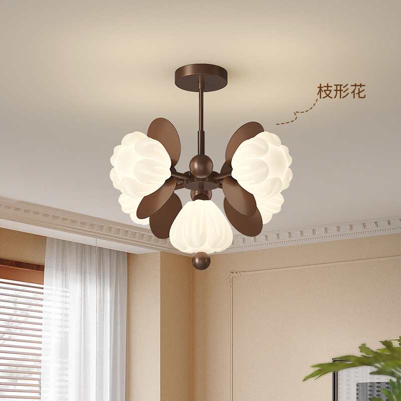 Picture of American Style Living Room Chandelier Retro Designer Hall Main Light Antique High-end Atmospheric Modern Simple Zhongshan Lamps