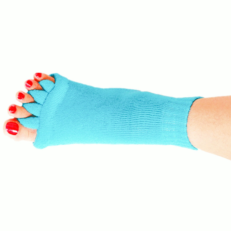 Picture of Toe Socks for Women, Acrylic Cotton Split-Toe Socks, Japanese Health Massage Yoga Toe Socks, Open-Toe Socks to Correct Thumb Valgus