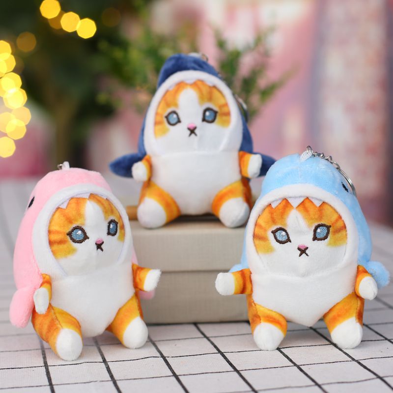 Picture of Cute Lucifer Kitten Mouse Pendant Plush Toy Doll Bag Pendant Doll Keychain Grasp